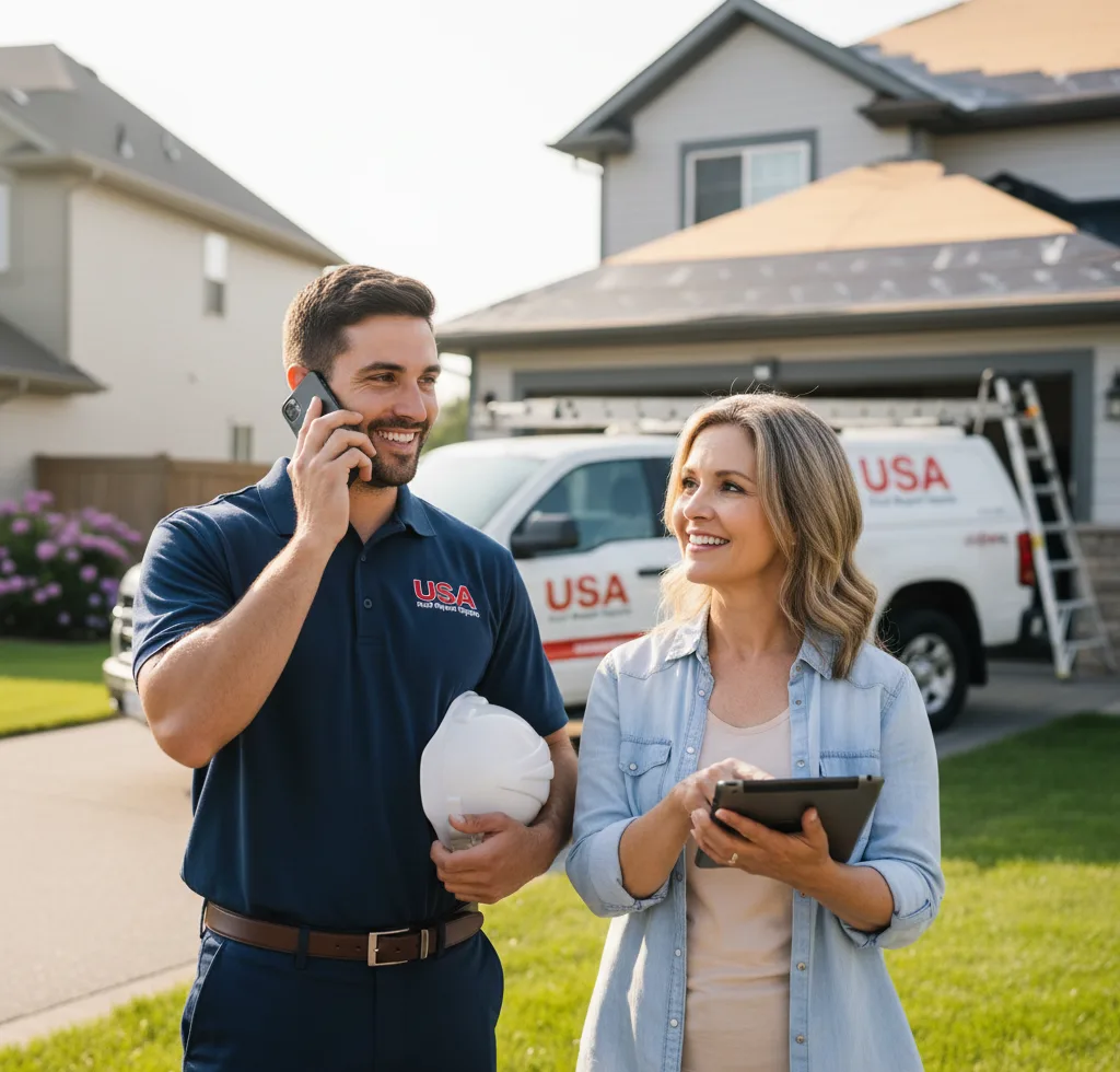 USA Roof Repair Experts customer support in Parlier